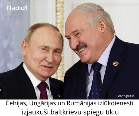 Čehijas, Ungārijas un Rumānijas izlūkdienesti izjaukuši baltkrievu spiegu tīklu