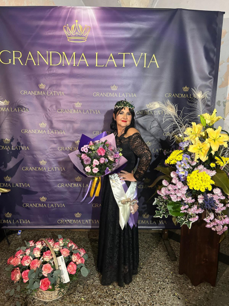 Jēkabpils uzņēmēja konkursā “GRANDMA Latvija 2025” izcīna titulu “Skatītāju simpātija”