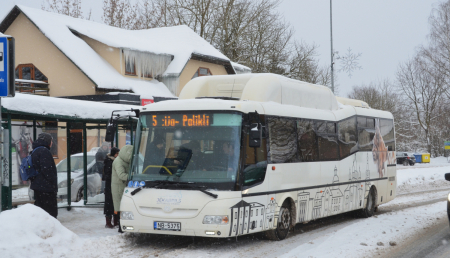 No 15.decembra noteiktas izmaiņas Jēkabpils pilsētas autobusu kustības sarakstos