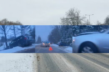 Neievērojot drošu distanci, autovadītāja Zīlānos izraisa triju auto sadursmi
