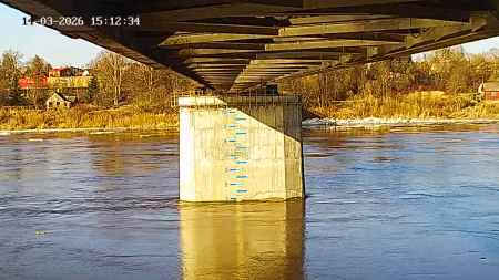 Daugavā pie Jēkabpils ledus sakustēšanās rada ūdens līmeņa svārstības