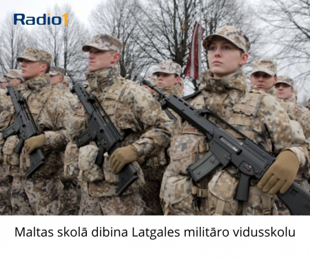 Maltas skolā dibina Latgales militāro vidusskolu