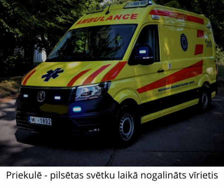 Priekulē piedzēries policists nogalinājis vīrieti