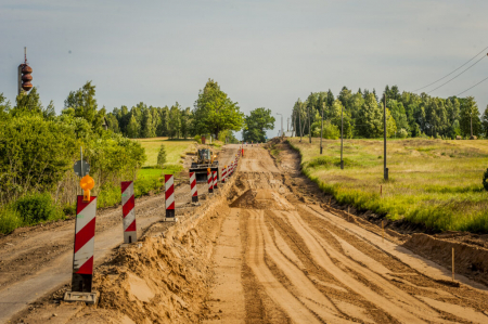 Pie Preiļiem sākta reģionālā autoceļa posma pārbūve