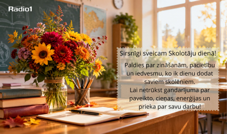 Latvijā šodien atzīmē skolotāju dienu